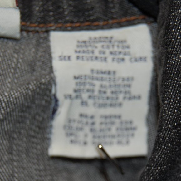 Faded Glory 1972 Women's Dark Blue Denim Zipper Front Jacket Size Large - Picture 16 of 16